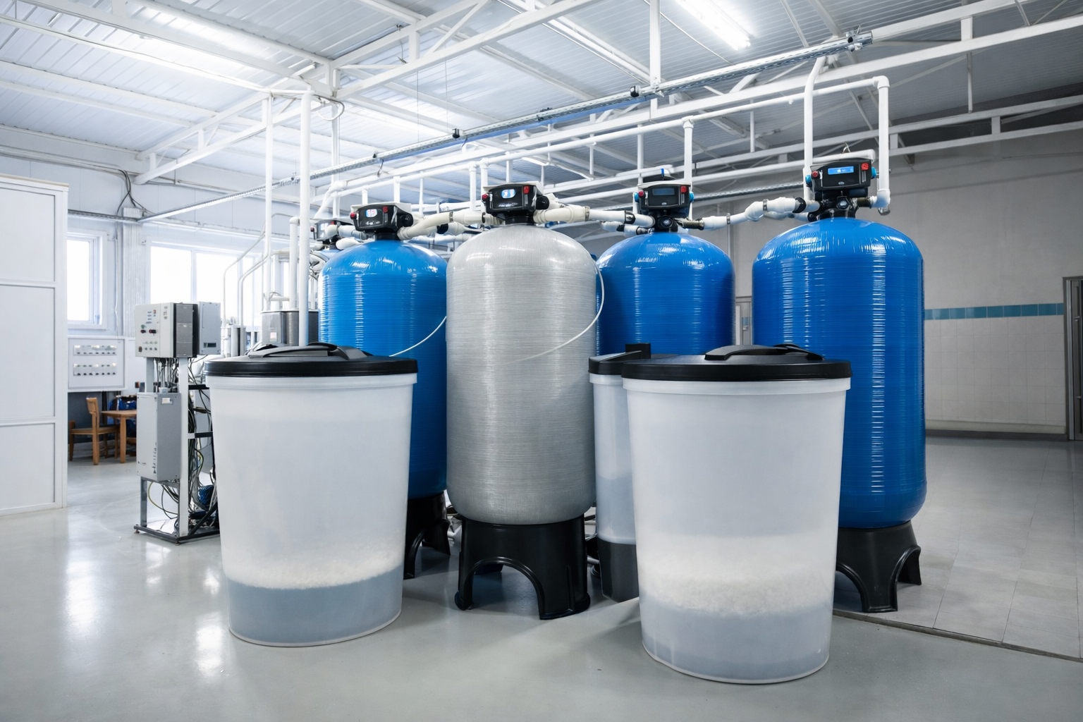 Промышленное система умягчения воды